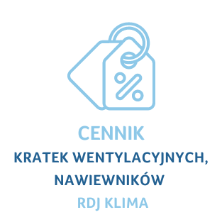 Cennik kratek i anemostatów RDJ Klima