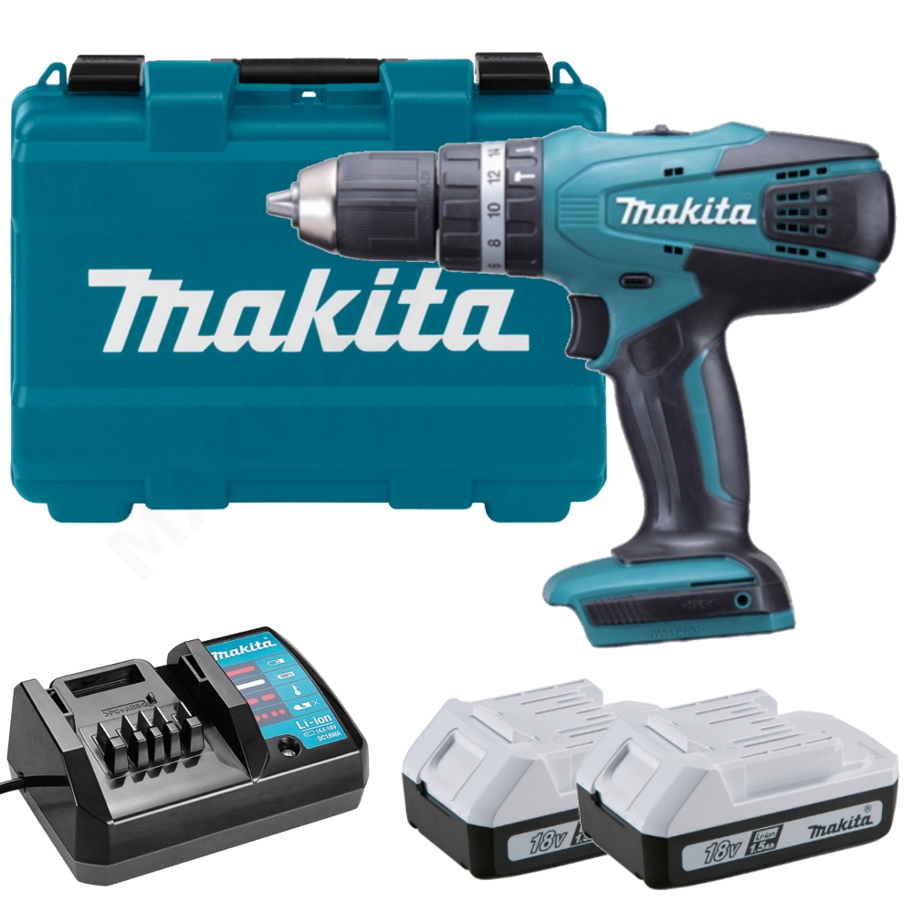 Makita HP457DWE Udarowa wiertarko-wkretarka